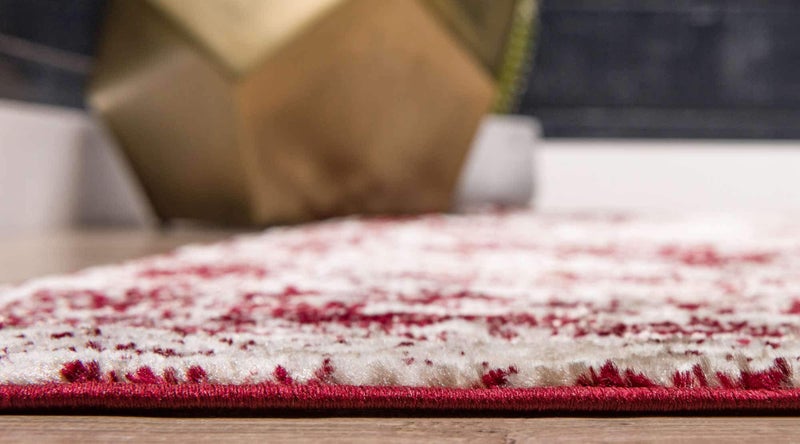 Unique Loom Sofia Collection Area Rug - Salle Garnier (5' 3" x 8' Rectangle, Burgundy/ Ivory) - Image 4