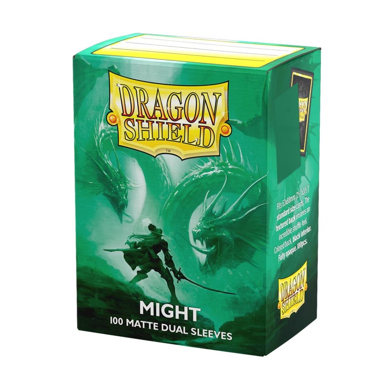 Dragon Shield Matte Dual Standard Size Card Sleeves 100 CT Smooth Tough Premium TCG Sleeves Compatible with Pokemon Flesh Blood One Piece Magic The Gathering Might - Image 2