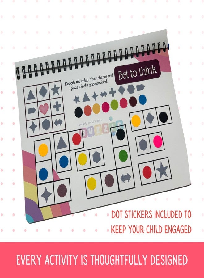 BuzzieWorld Brain Binder | Toddler Busy Binder for 4-7 Years | Mind Games | Challenging Games | Activity Binder | Fun Learning Travel Size Educational Activity Book | Enhance Brain Development - Image 5