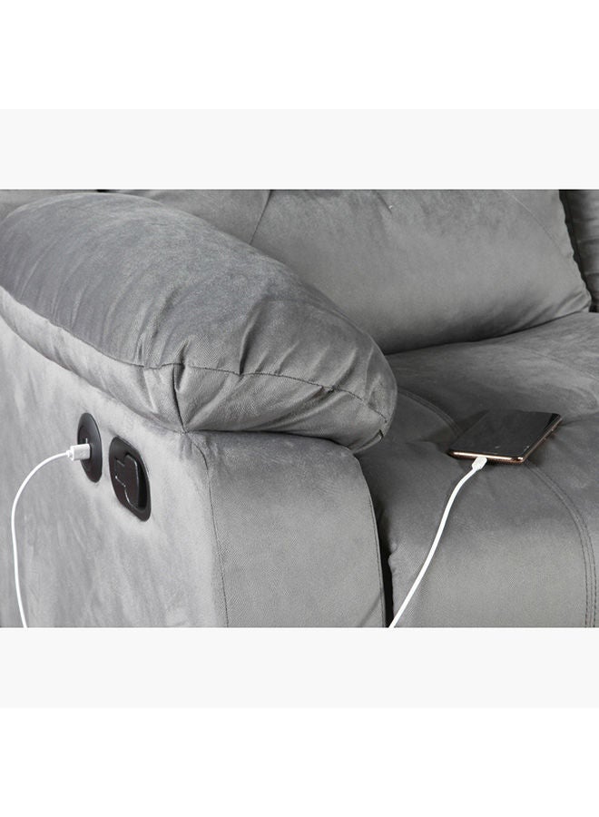 Home Box أريكة استرخاء 3 مقاعد من كيث بمنفذ USB 97.5x99.5x212 سم  - Image 3