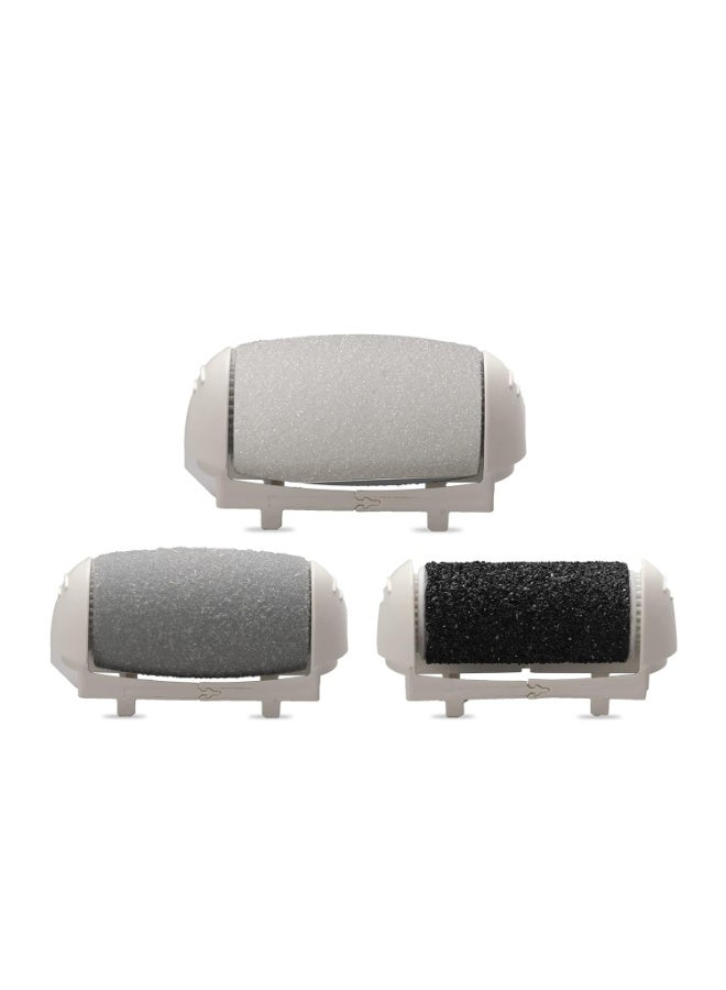 AGARO Callus Remover Replaceable Heads, 3 Pcs, Callus & Dead Skin Removal Filer, Pedicure At Home - Image 1