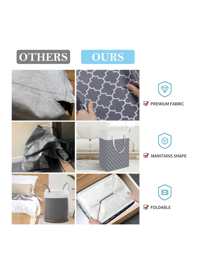 Goldfish Dirty Clothes Storage Bin Laundry Torage Basket Laundry Basket Laundry Hamper Bag Washing Bin Clothes Bag Collapsible Laundry Basket Collapsible Waterproof Clothes Hamper - Image 5