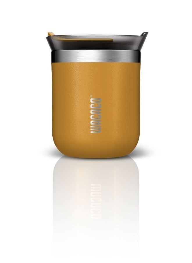 Octaroma CLASSICO Vacuum Insulated Mug (180ml) - Double Wall Stainless Steel Coffee Travel Tumbler w/ Leakproof Drinking Lid, Reusable, Washable, BPA-Free, Hot & Cold - Yellow - pzsku/Z8E34DE73D2E19DC47485Z/45/_/1692691552/db381598-59cc-48a4-acd5-0c22687564ce