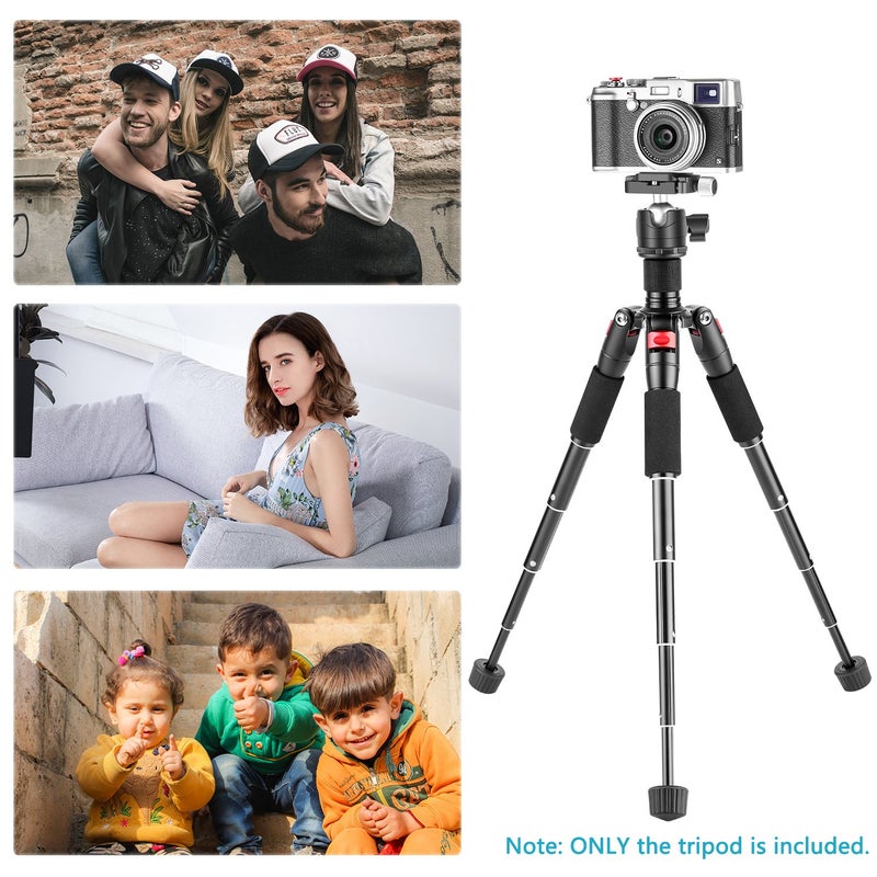 NEEWER Portable Desktop Mini Tripod Aluminum Alloy 20''/ 50cm Desk Tripod with 360 Degree Ball Head, 1/4 inch Quick Shoe Plate for DSLR Camera Video Camcorder, Load up to 11 pounds/5 kilograms - Image 4