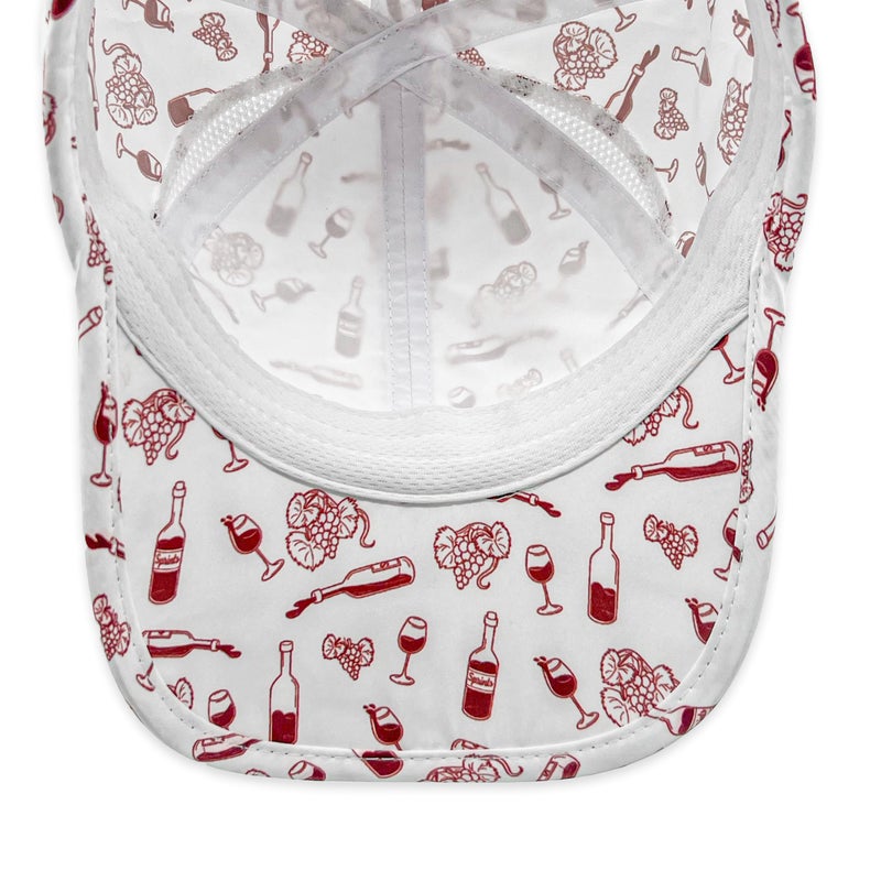 Sprints Race Day Performance Running Cap | The Lightweight, Quick Dry, Sport Hat, One Size, Unisex (Wine Lovers) - Image 5
