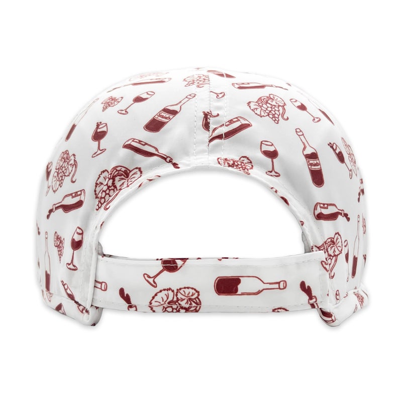 Sprints Race Day Performance Running Cap | The Lightweight, Quick Dry, Sport Hat, One Size, Unisex (Wine Lovers) - Image 4