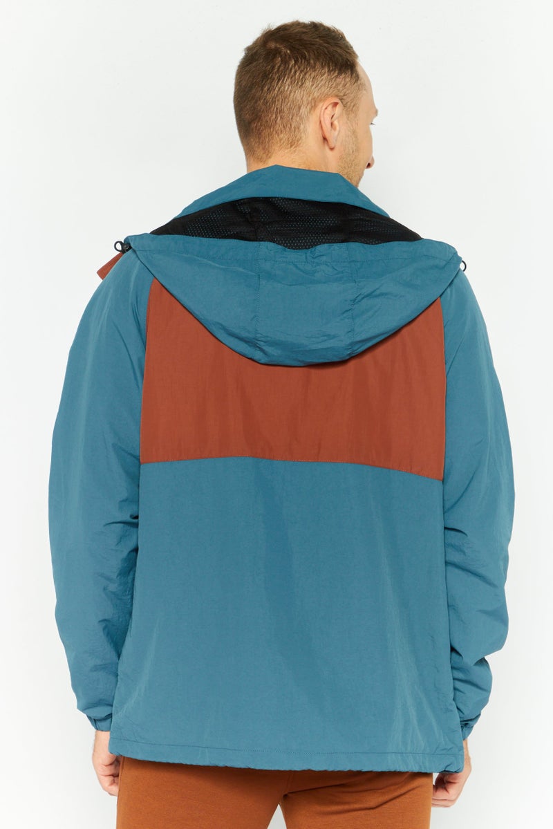 Wrangler Men Brand Logo Soft Shell Jacket, Brown Combo - Image 4