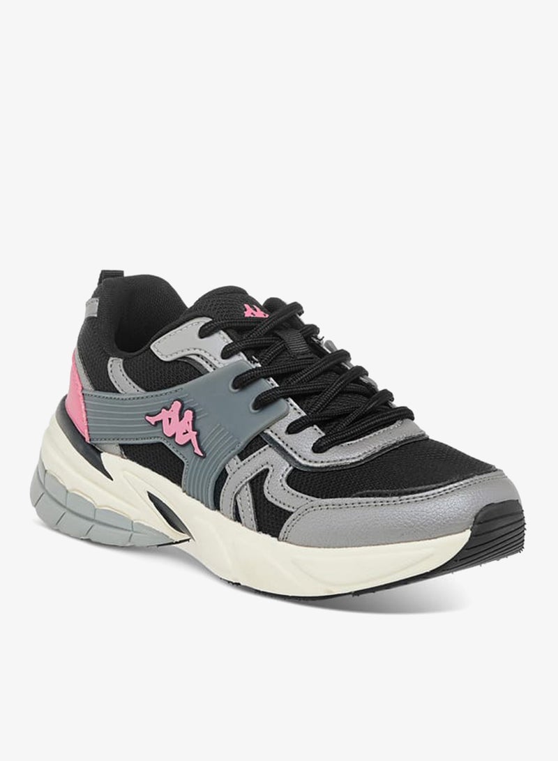 Kappa Women's Panelled Lace-Up Sports Shoes with Pull Tabs - Image 2