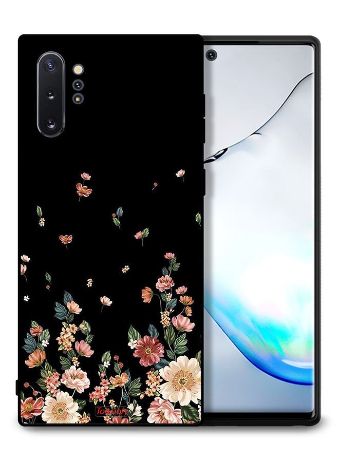 Tolwak غطاء حماية لجهاز سامسونج جالكسي نوت 10 بلس 5G مزخرف بزهور صغيرة في الأسفل - Image 1