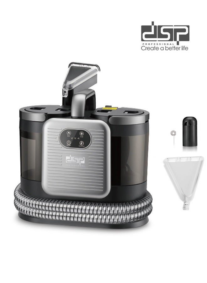 DSP Carpet Cleaner,14Kpa Portable Carpet Spot and Upholstery Cleaner with 5 Cleaning Modes, 1650W Powerful Suction Deep Couch Cleaner Machine with Handle for Pet Stains, Sofa, Car Seat, furniture,KD2065,Grey - Image 1
