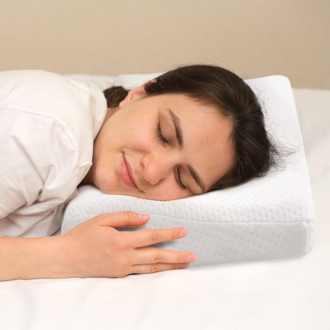 Memory Foam Pillows 1 Year Warranty Cervical Pillow for Neck and Shoulder Pain Orthopedic Pillow with Extra Curve Neck Support Diwali Gifts - Image 3