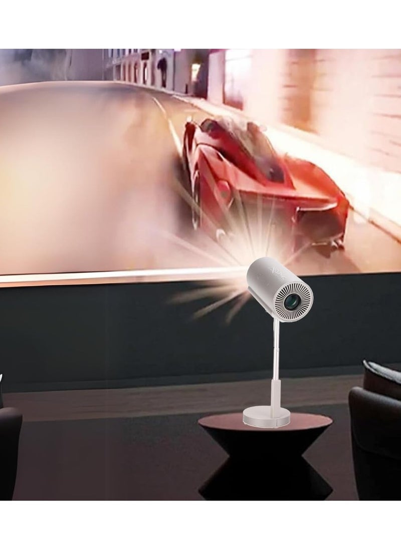 أداك - جهاز عرض ذكي تلسكوبي Adak 6K مع دعم WiFi 6 و1080P، جهاز عرض مسرح منزلي محمول مع تركيز إلكتروني وبلوتوث 5.3 (أحدث طراز) - Image 1