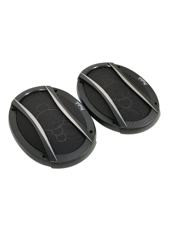 Pistol 6x9 Inch 5 Way Coaxial Car Speaker 600W High Power Audio System with Woofer Midrange Tweeter 4 Ohm Impedance 92dB Sensitivity Full Range Bass Upgrade Universal Vehicle Door Rear Deck Mount Heavy Duty Car Audio Sound Enhancement Speaker - Image 3