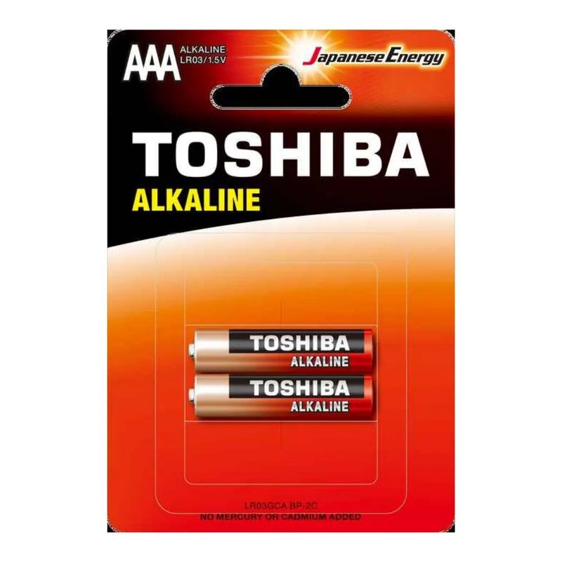 Toshiba AAA Alkaline Battery- 2pcs