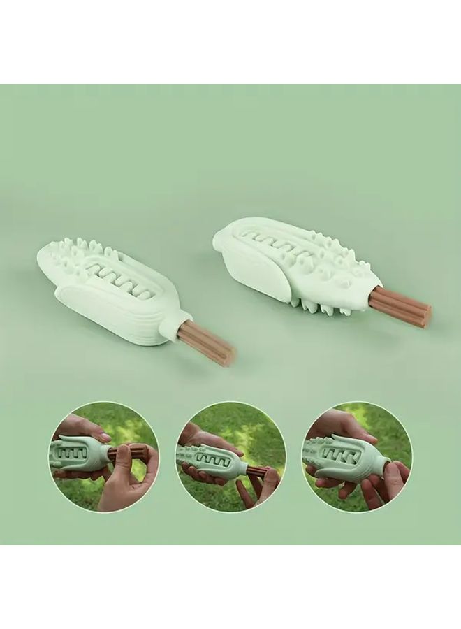Large Dog Chew Bone For Aggressive Chewers Artificial Jade Rice Toy - Image 5
