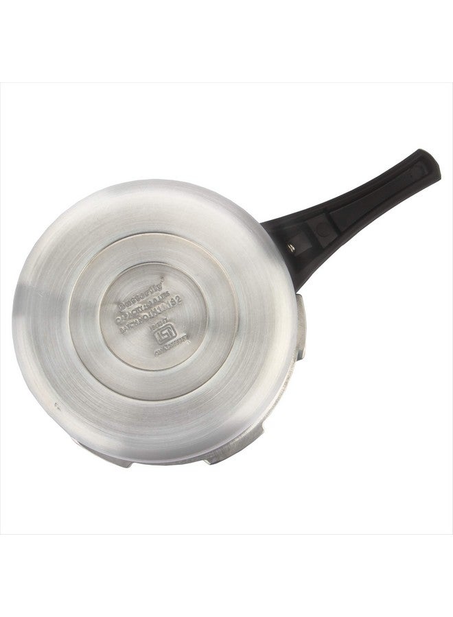 BUTTERFLY طباخ ضغط غير مغناطيسي من الألمنيوم بسعة 2 لتر و 3 لتر (قاع غير مغناطيسي) ، صغير - Image 4