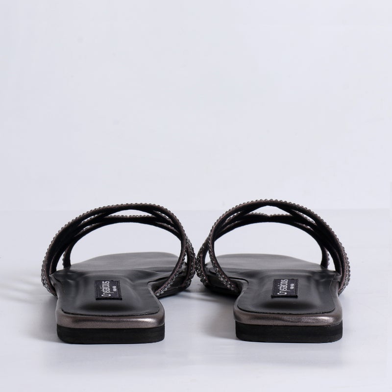 Crystalicious Fiona Luxurious Rhinestones Sandals Handcrafted by Artisans Effortless Glamour for Every Occasion - Image 5