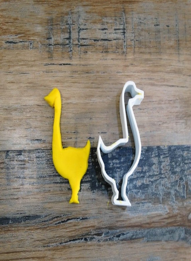 EROTNGO Goose Animal Cookie Cutter for Baking Shortbread Sugar Cookies Cake Decorating Fondant Pastry Homemade Treats Bird Themed Biscuits Farm Animal Desserts Baby Shower Favors and Seasonal - Image 1