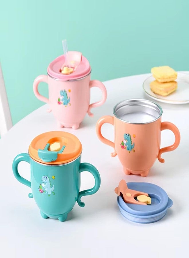 FIMALIA 180ml Milk Mug for Baby, Green – Spill-Proof Infant Feeding Cup, BPA-Free, Lightweight and Easy to Hold, Encourages Independent Drinking, Safe and Durable for Milk, Water, or Juice - Image 3