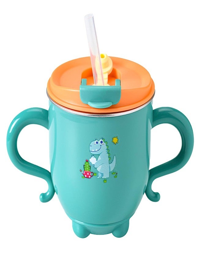 FIMALIA 180ml Milk Mug for Baby, Green – Spill-Proof Infant Feeding Cup, BPA-Free, Lightweight and Easy to Hold, Encourages Independent Drinking, Safe and Durable for Milk, Water, or Juice - Image 1