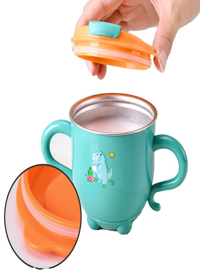 FIMALIA 180ml Milk Mug for Baby, Green – Spill-Proof Infant Feeding Cup, BPA-Free, Lightweight and Easy to Hold, Encourages Independent Drinking, Safe and Durable for Milk, Water, or Juice - Image 2