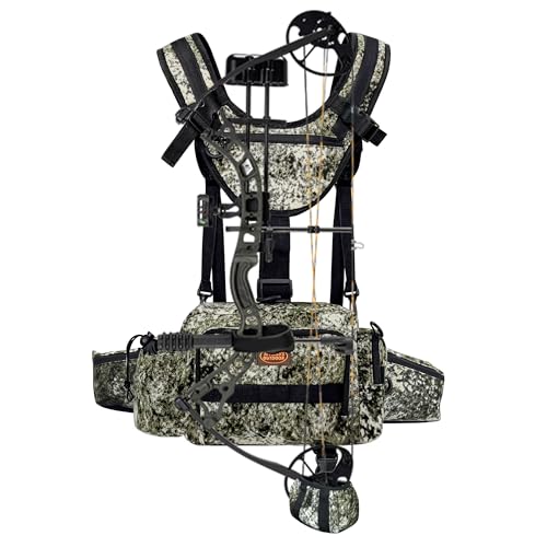 MDSTOP Hunting Fanny Pack WaistPack Style Hunting Pack Camo Waist Pack with Shoulder Straps and Harness Pouch Black Camo - Image 1