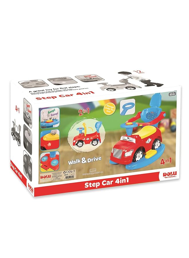 Dolu Walk & Drive Ride On With Horn (85 X 45 X 86 Cm) Car With Handle For Ages 1+ Years Old - Image 2