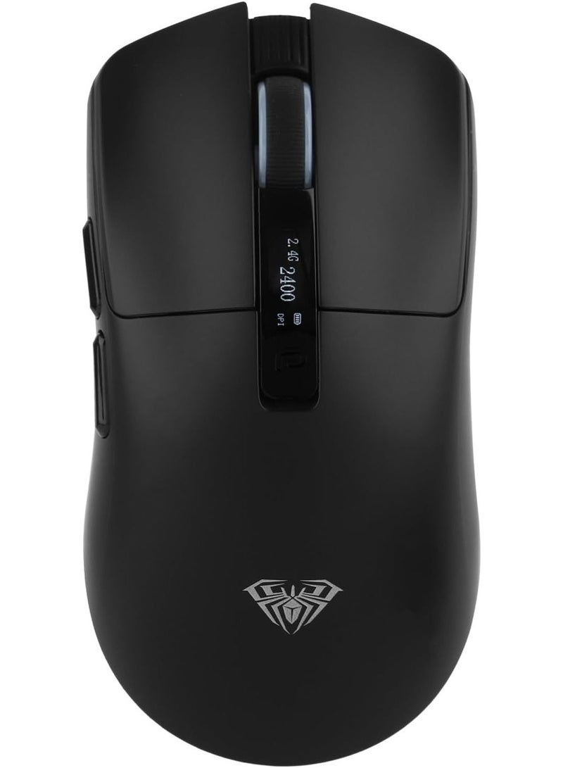 AULA SC590 PRO Wireless Gaming Mouse 2.4G + Bluetooth + Wired | 64g Lightweight Esports Mouse with 3311 Sensor Chip, RGB Lighting, Ergonomic Design, Ultra-Fast Response for PC & Laptop - Image 2