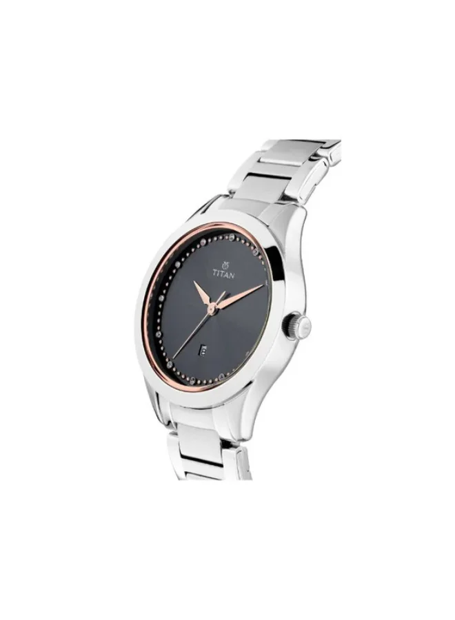 TITAN Titan Sparkle Anthracite Dial Analog Date Function Watch for Women