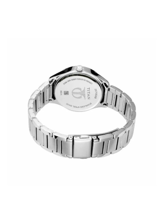 تيتان ساعة تيتان سباركل بمينا أنثراسيت مع وظيفة التاريخ تناظرية للنساء - Image 4