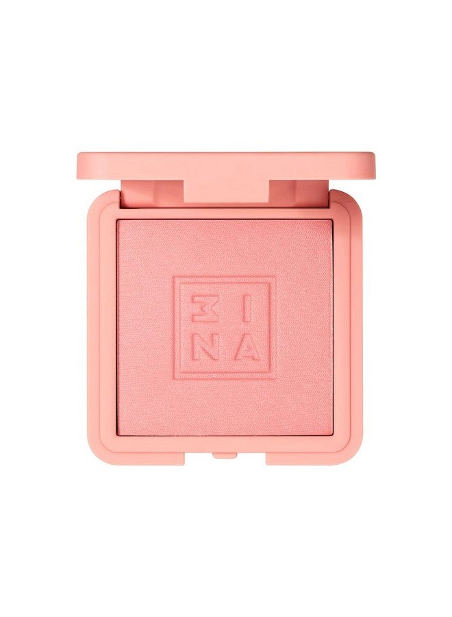 3INA The Blush 348 New Formula Natural Light Mineral Powder Blush For Sensitive Skin Blendable Buildable Rouge Pigmented Dewy Glow Vegan Cruelty Free Makeup Natural Color 0.26 Oz - Image 1