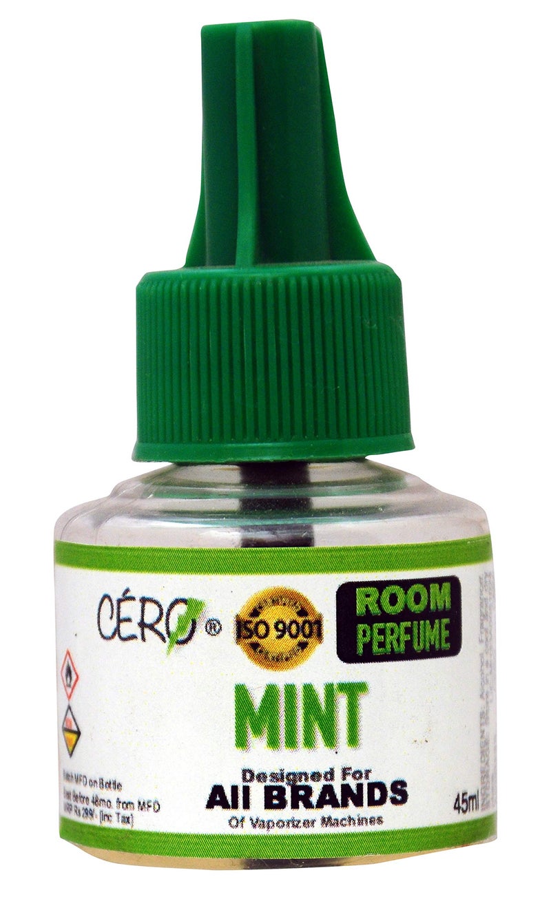CERO ® Room Perfume MINT for All Brands of Vaporizer/Diffuser Machines Cartridge Bottle (45ml) - Image 1