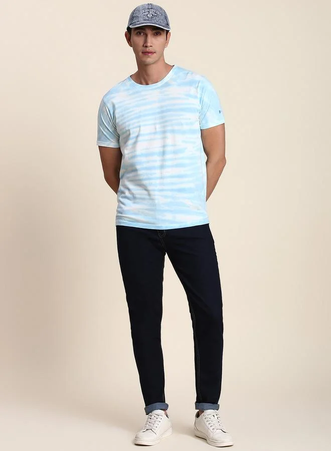 Dennis Lingo Slim Fit Dark Blue Men's Jeans with Button & Zip Closure