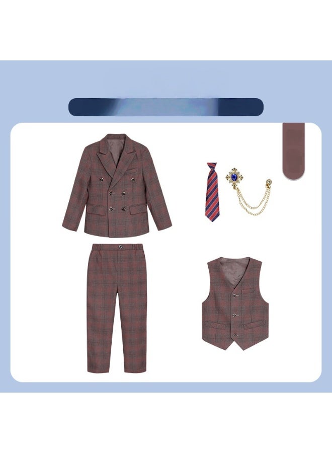 Shougu New Handsome Children's Dress And Boys' Suit Set