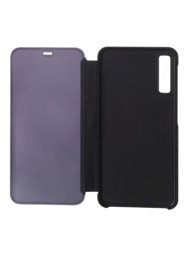 NIBEMINENT Clear View Cover For Samsung Galaxy A50 Black - Image 3