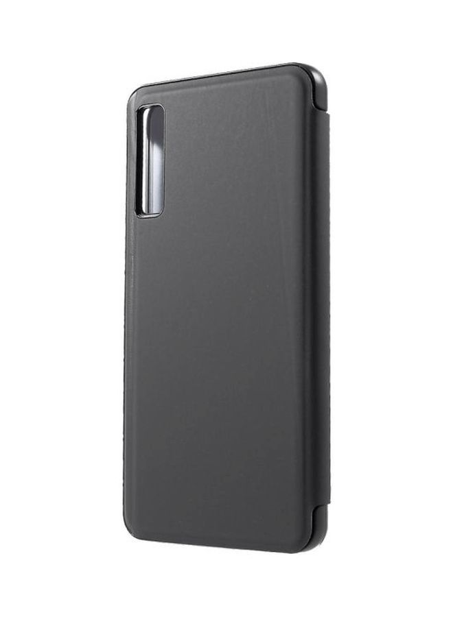 NIBEMINENT Clear View Cover For Samsung Galaxy A50 Black - Image 4