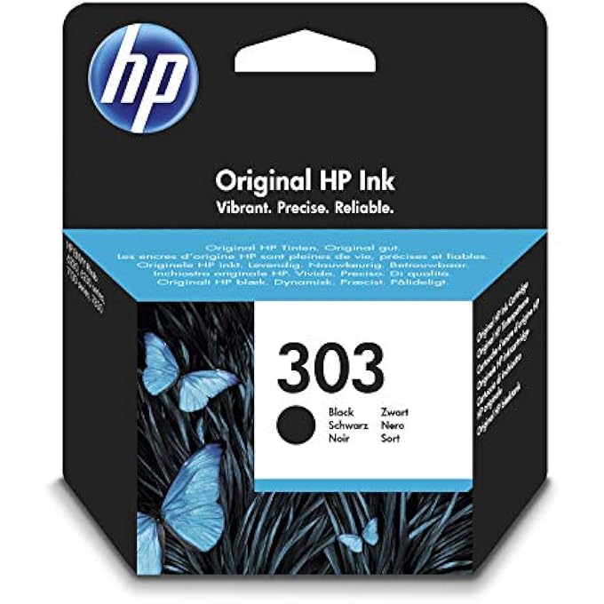 303 STANDARD CAPACITY BLACK ORIGINAL INK CARTRIDGE PAGE YIELD 200 (P/N T6N02AE)