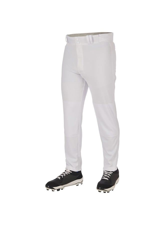 CHAMPRO Boys' Standard Triple Crown 2.0 Tapered Bottom Baseball Pants, White - Image 1
