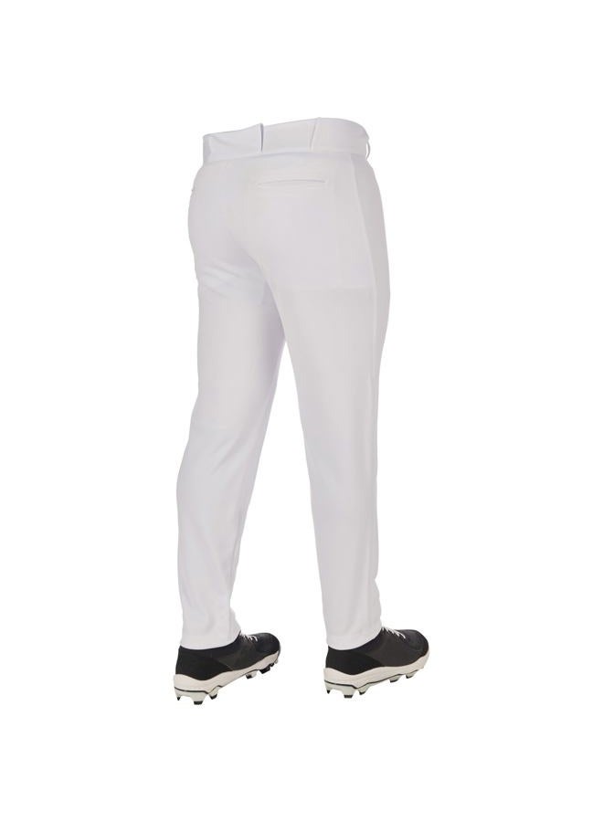 CHAMPRO Boys' Standard Triple Crown 2.0 Tapered Bottom Baseball Pants, White - Image 2
