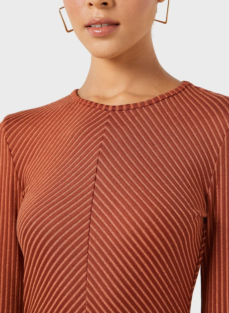Jacqueline de Yong Striped Bodycon Dress