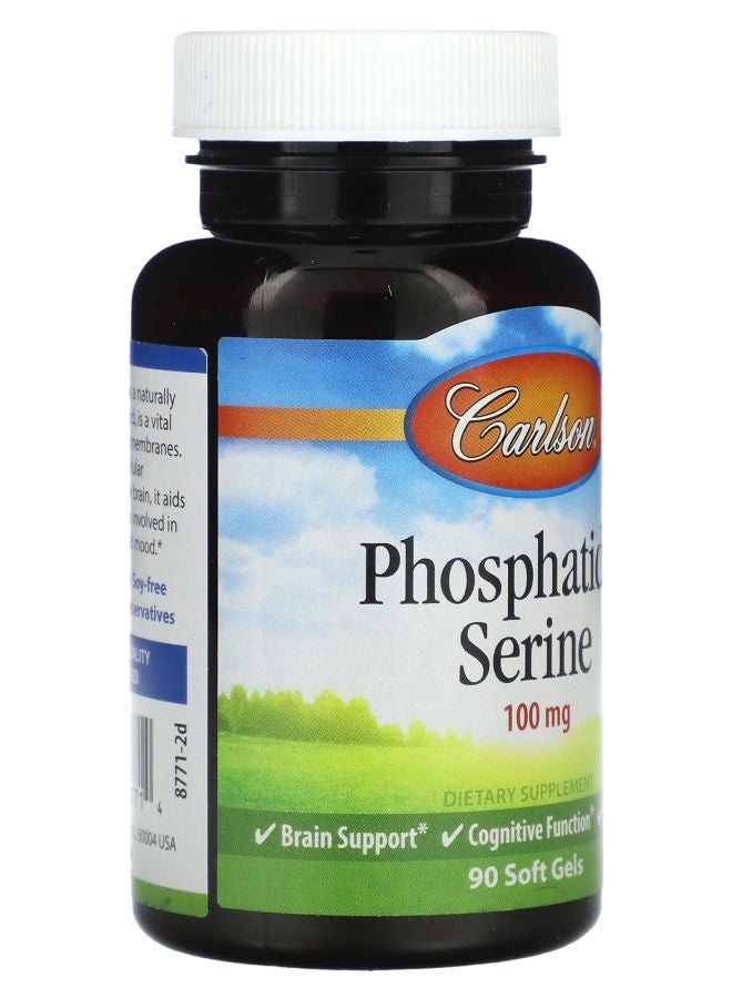 Carlson Phosphatidyl Serine 100 mg 90 Soft Gels - Image 2
