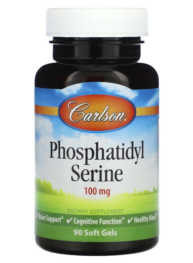 Carlson Phosphatidyl Serine 100 mg 90 Soft Gels - Image 1
