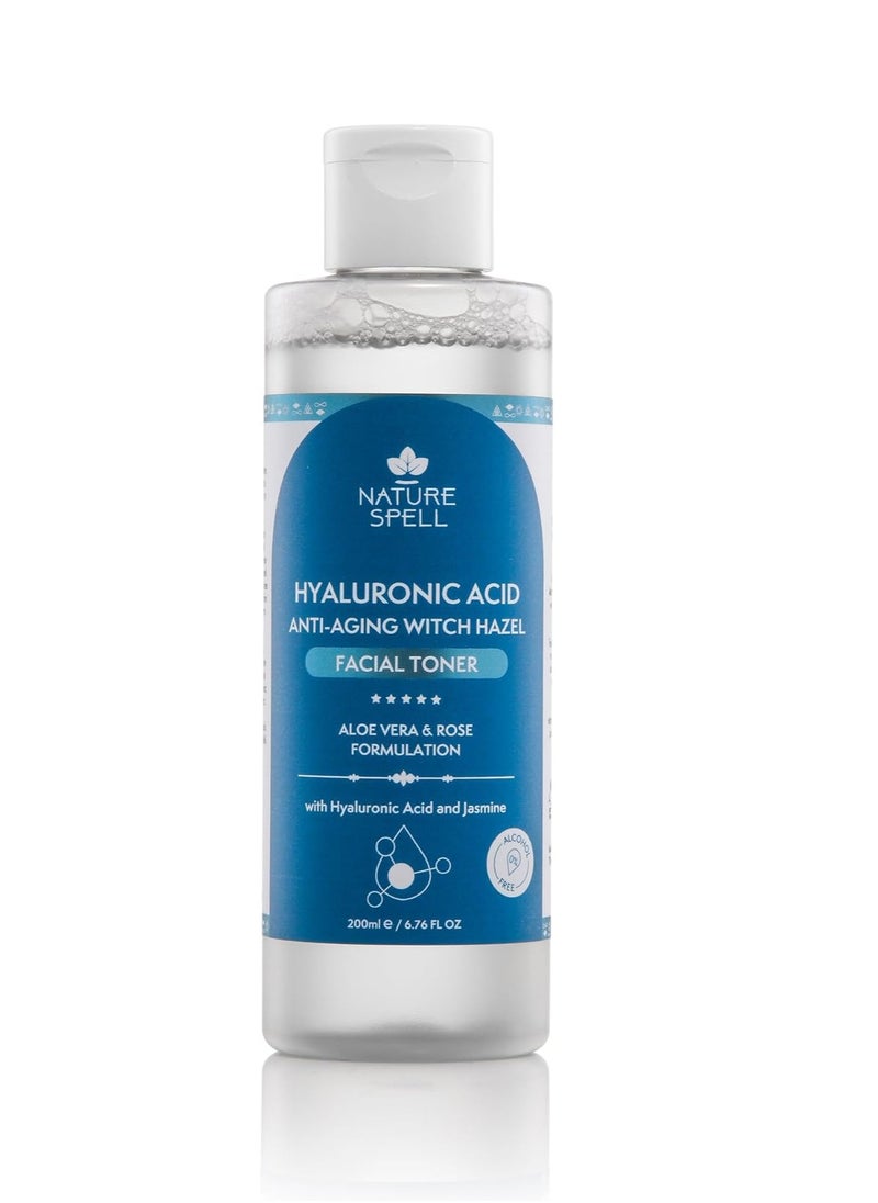 Nature Spell Nature Spell Anti-Aging Witch Hazel Facial Toner – Pore Minimizer & Skin Balancer – 200ml  - Image 1