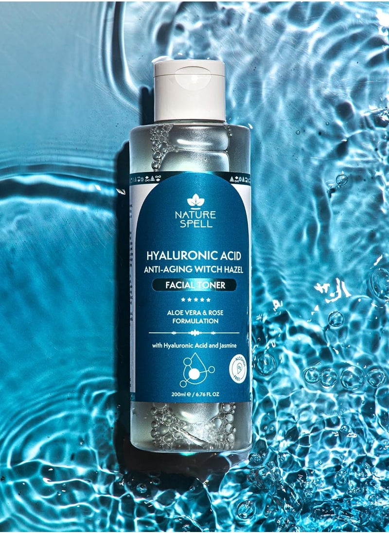 Nature Spell Nature Spell Anti-Aging Witch Hazel Facial Toner – Pore Minimizer & Skin Balancer – 200ml  - Image 3