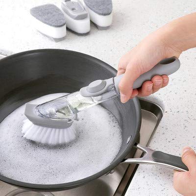 IVAR Automatic Soap Dispensing Dish Kitchen Sink Cleaning Brush with Replacement Head - Image 4