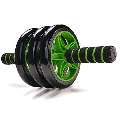 Birud Triple Wheel Roller Ab Exerciser 3-in-1 AB Wheel Roller Kit - Image 1