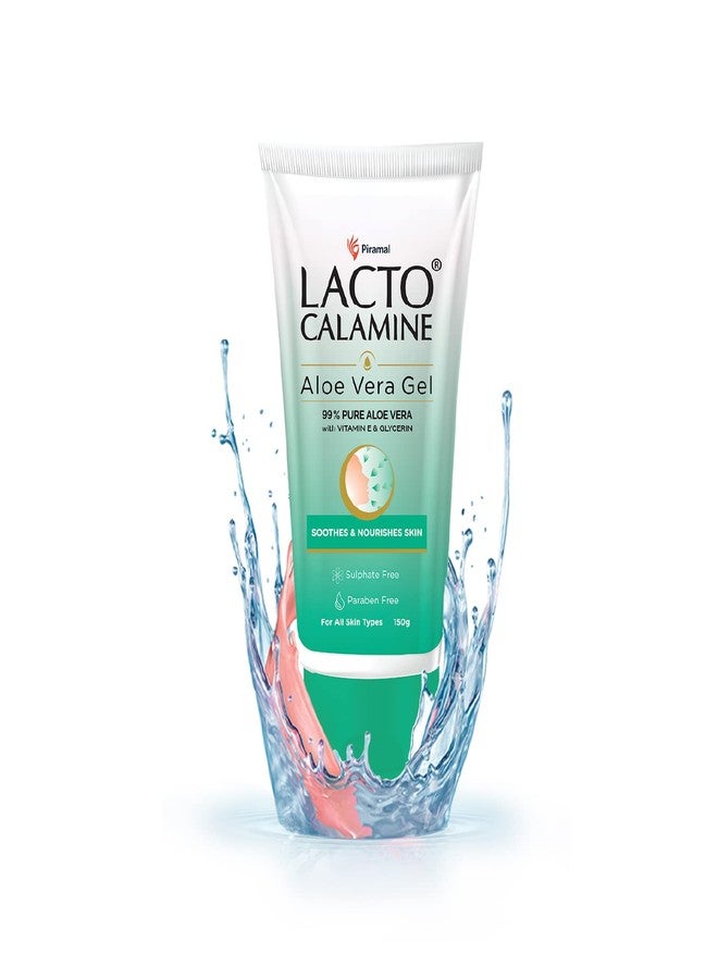 Lacto Calamine Face Lotion for Oil Balance - Oily Skin - 120 ml & Lacto Calamine Aloe Vera Gel with 99% Pure Natural Aloe Vera, Vitamin E and Glycerin - 150 g - Pack of 1 - Image 4
