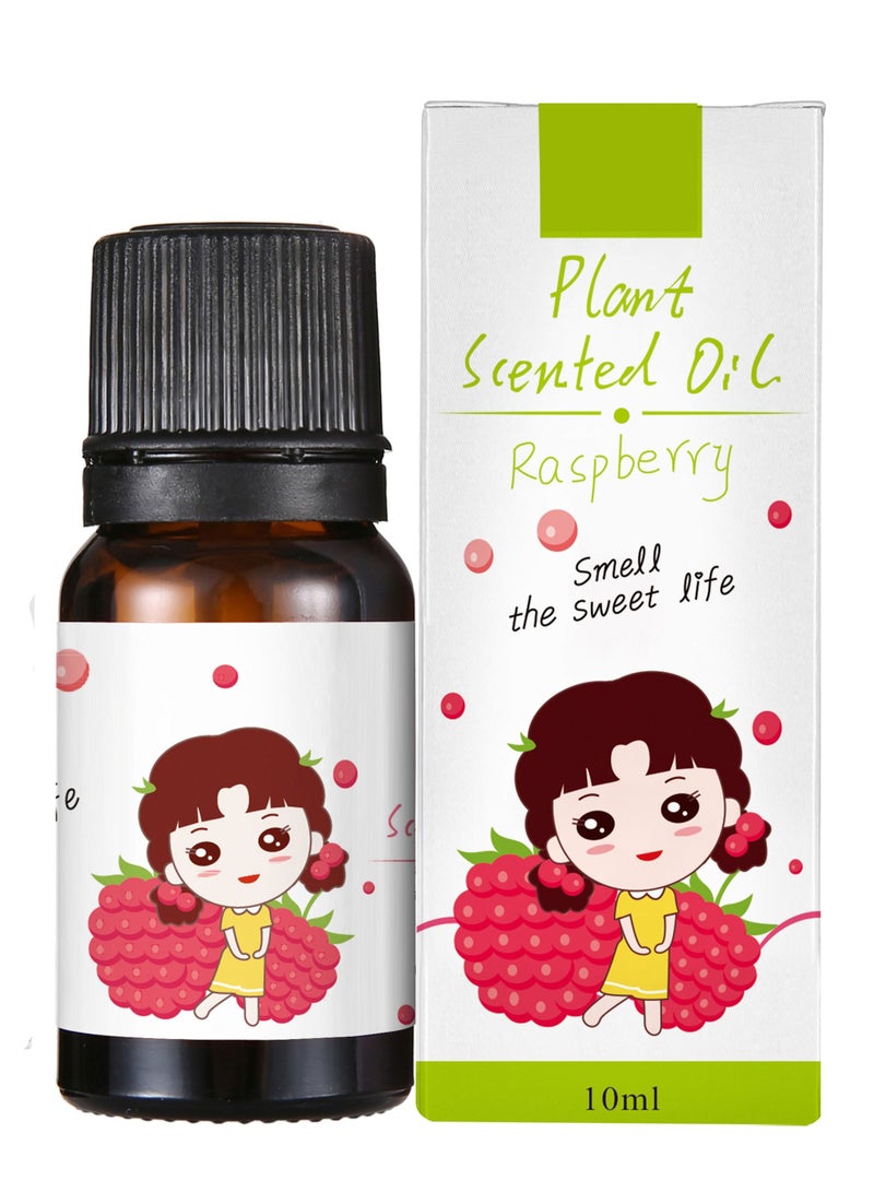 1-Piece 10ML Essential Oil For Air Humidifier,Flavors Aroma Diffuser Natural Plant Oil,Plant Fragrance Use For Air Fresh or Relieve Stress,Fragrance Raspberry - Image 1