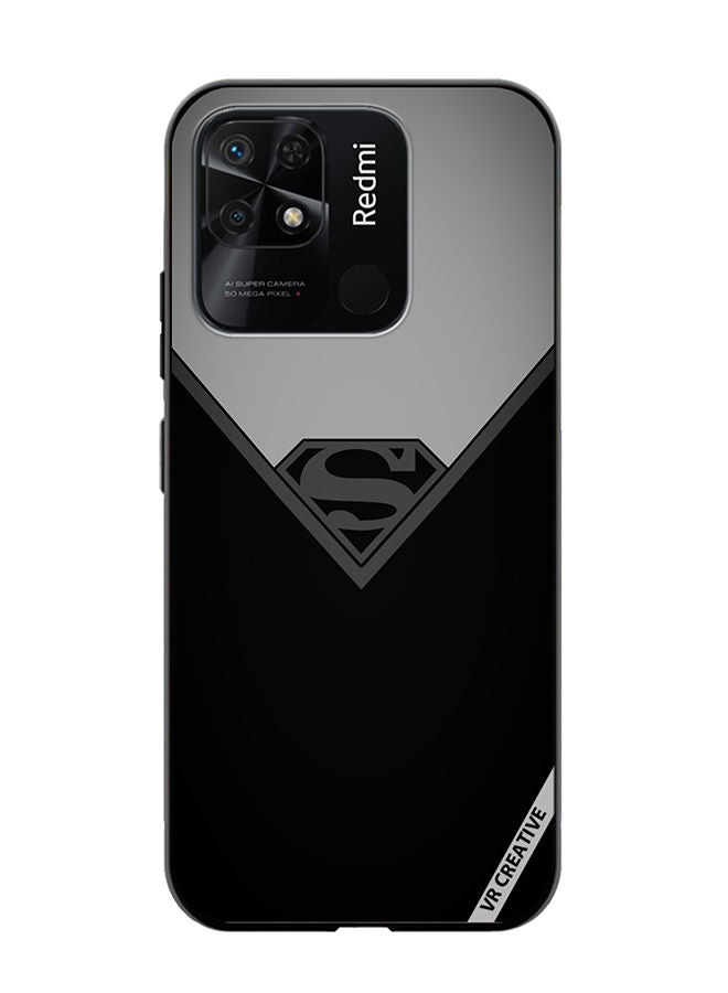 VR CREATIVE غطاء حماية لهاتف Xiaomi Redmi 10C بتصميم سوبرمان بسيط متعدد الألوان - Image 1