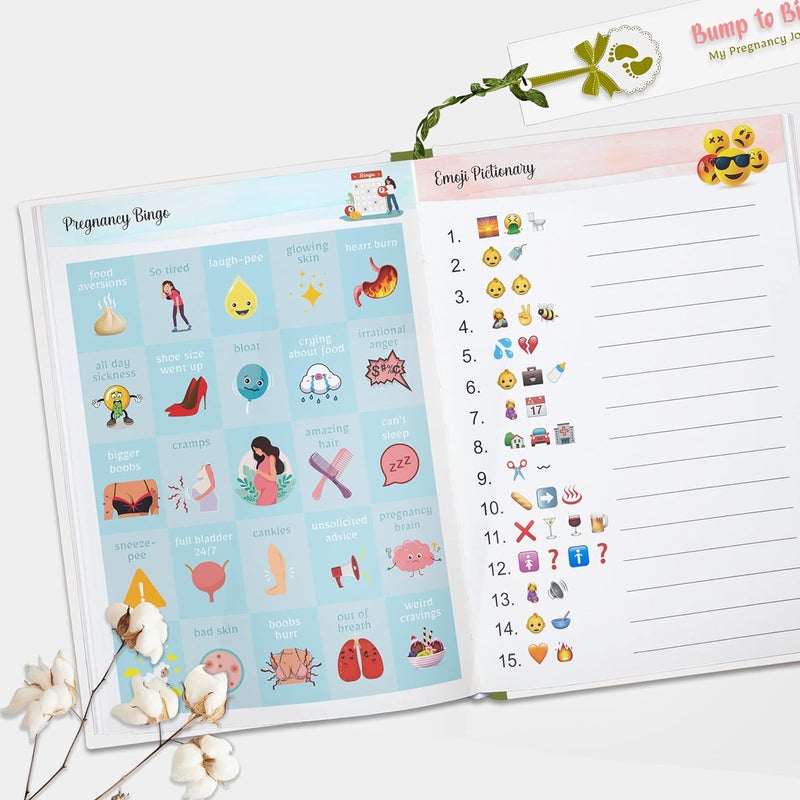 Rousrie 40 Week Pregnancy Journal Book, Record Memories of Baby In Womb With Pregnancy Tracker, Affirmations For Expecting Mothers, Giftings For Pregnant Women, Gifts For Baby Shower - Image 4